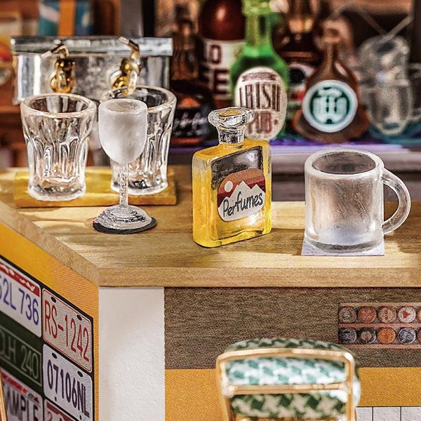 工作キット 『ミニチュアハウス ミュージックバー DG147』 工芸,木工