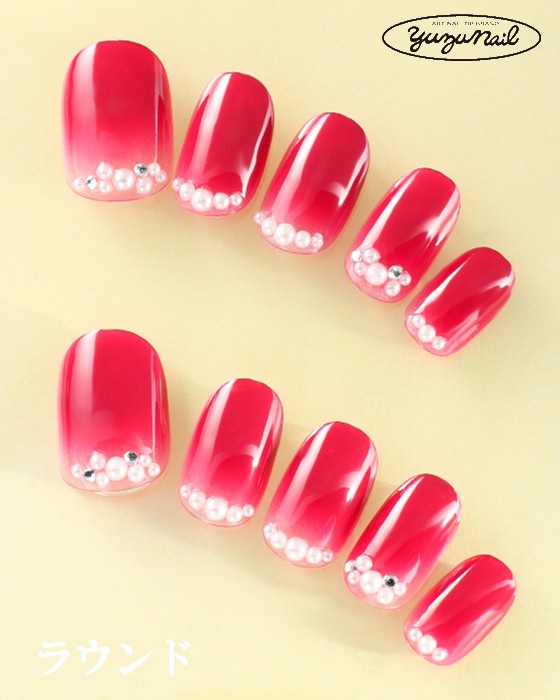 デザインネイルチップ つけ爪ゆずネイル ネイルチップ ローズ系 ハイファ デート ドレス 結婚式 お呼ばれ ゲスト C R Cro の販売 ゆずネイル公式通販