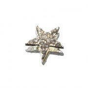 ゆずネイルパーツ｜メタルストーンスター10個|ネイリスト向け商材