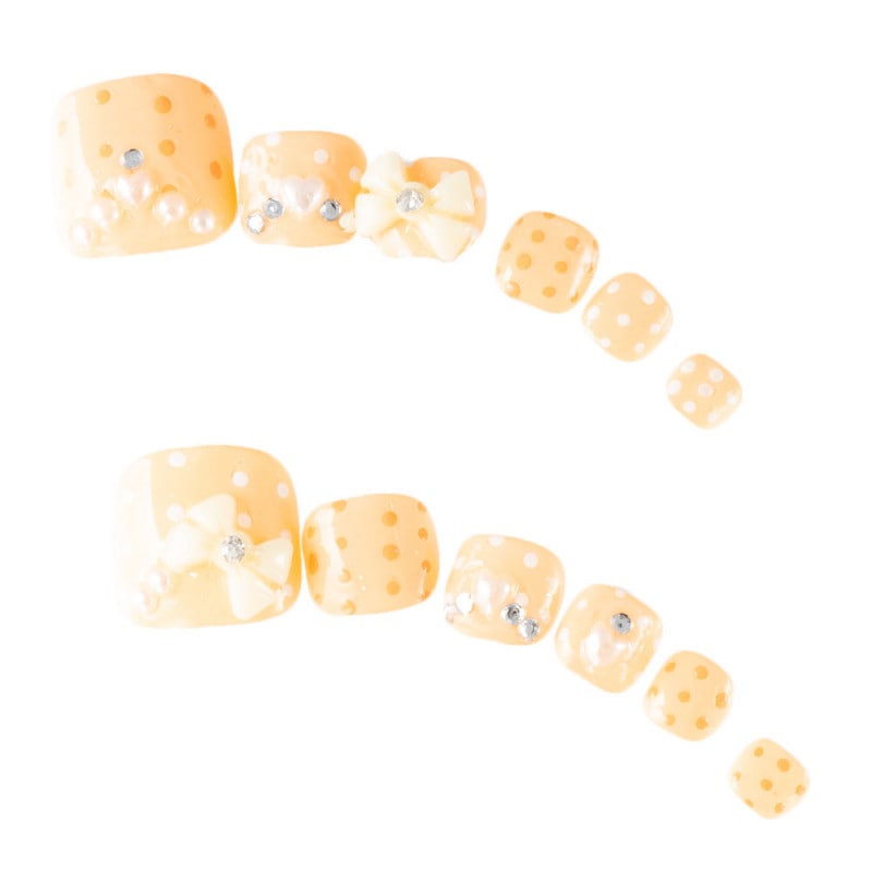 ゆずネイル｜ネイルチップ  ベージュ系 夏 ガーリッシュ マリン 海（G03023-P-PP）