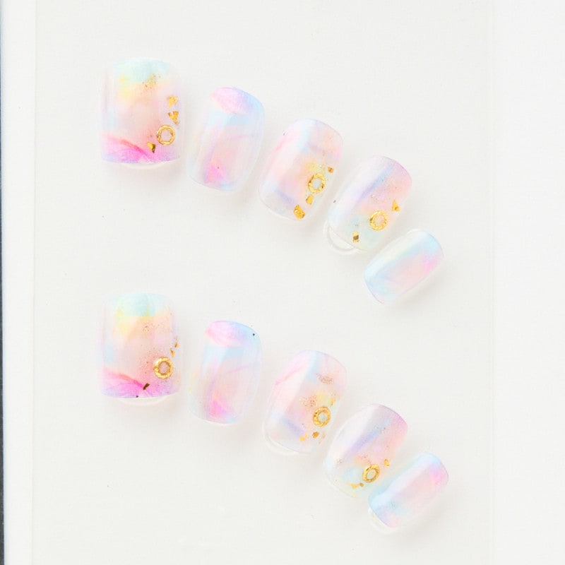 シャボン玉色にちょこっとビジュー（J08011-Q-C）