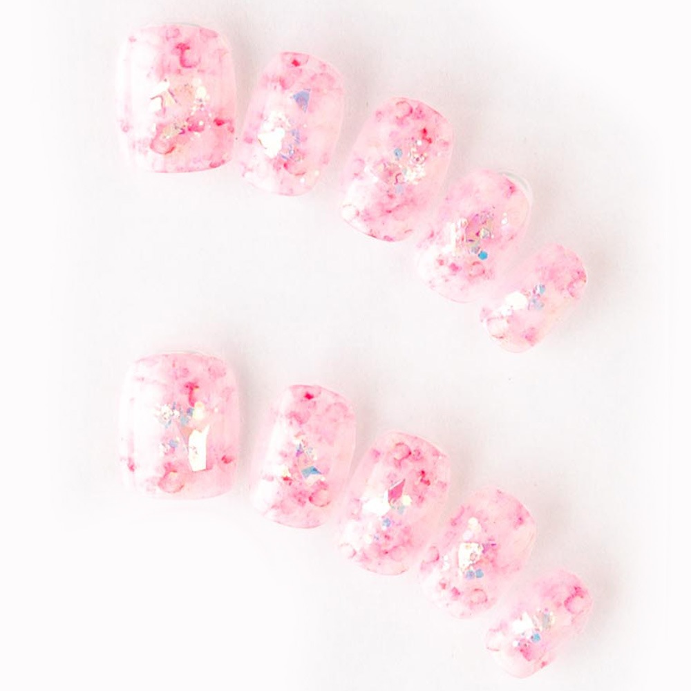 サクラいっぱいのキラキラネイル（K03002-Q-C）