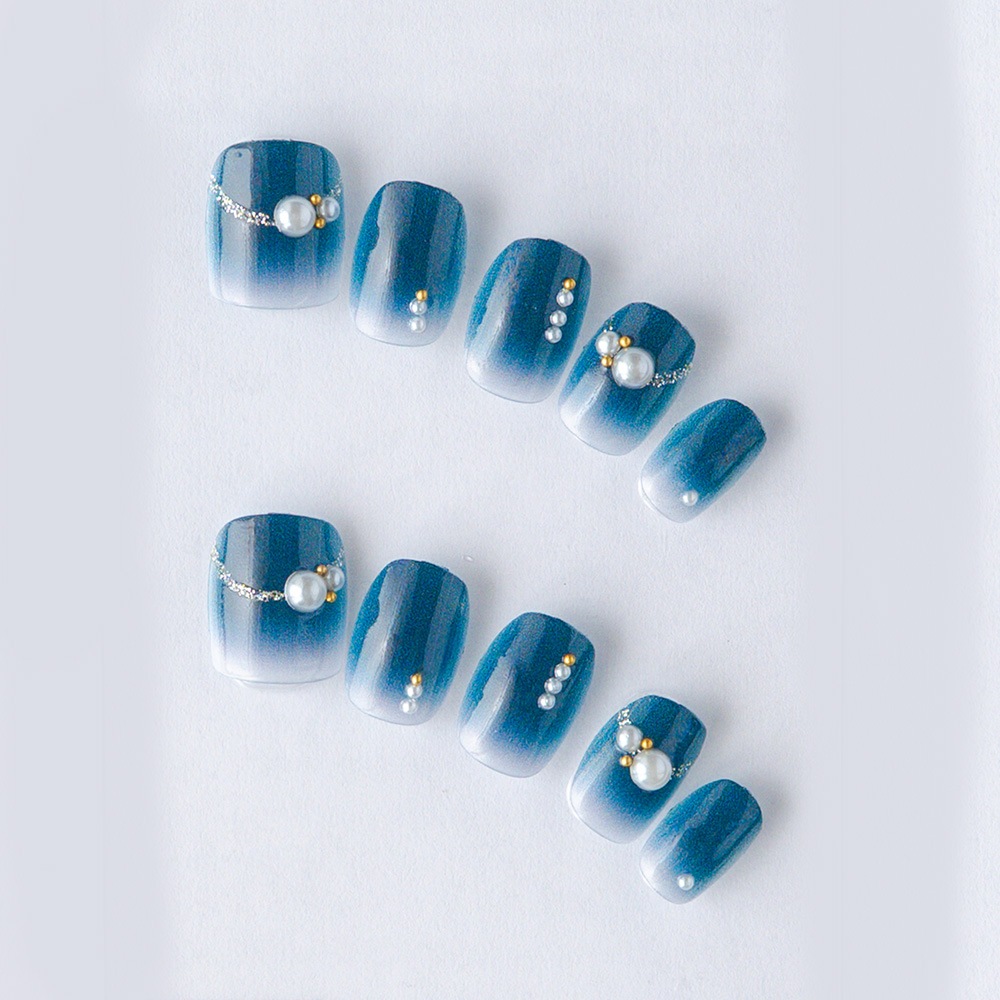 クリアネイビーに大きめパール（K04009-Q-CNB）