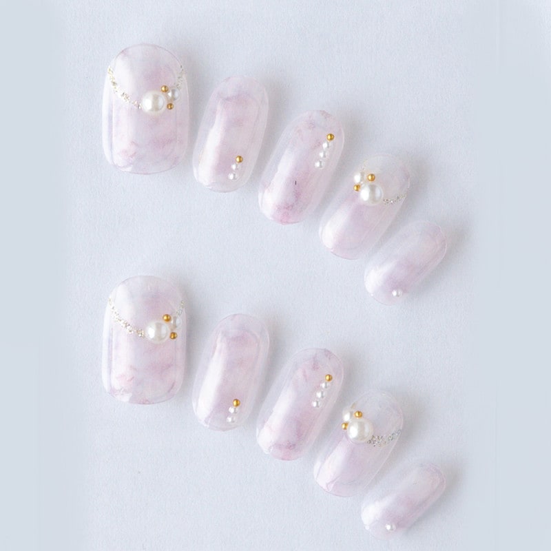 ニュアンスクリアに大きなパール（K04009-R-C）