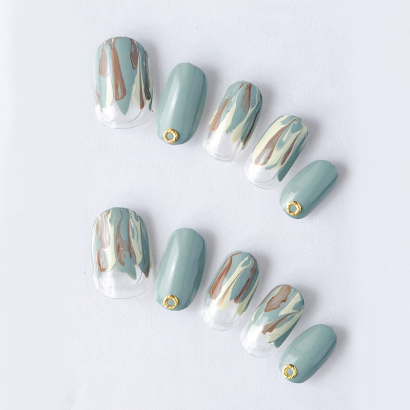 グレーサックスの塗りかけハーフ（K04013-R-C）