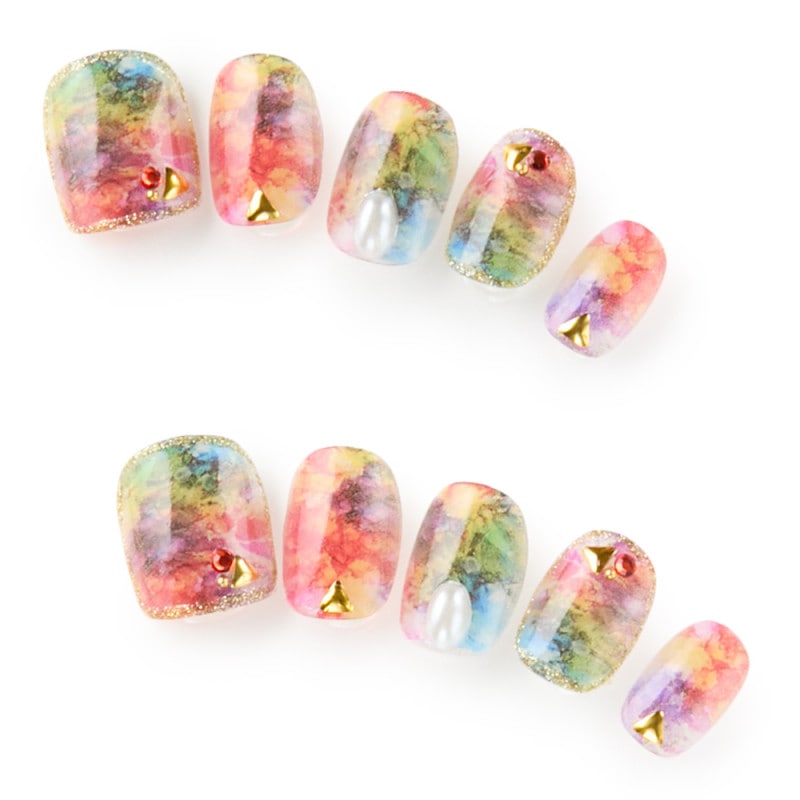 エスニック風　オーバルパール（J04018-Q-C）