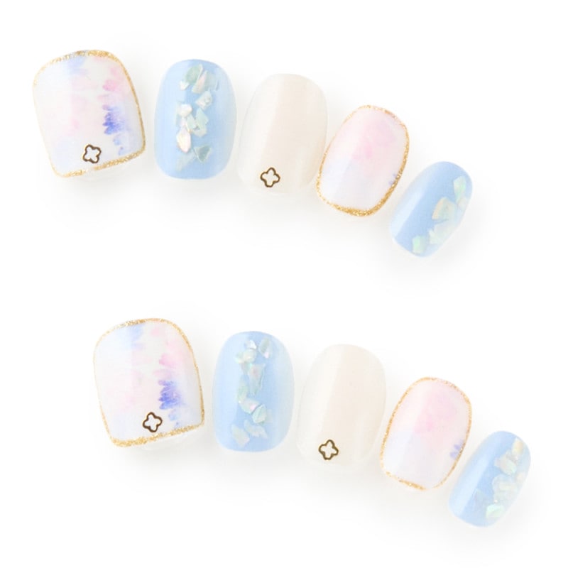 ふんわりアジサイ　グレーサックスと紫（J05010-Q-C）