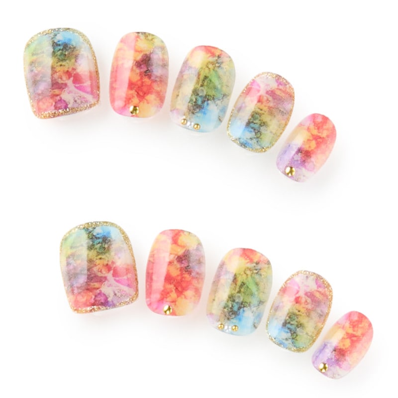 エスニック風な彩り　透け感（J05008-Q-C）