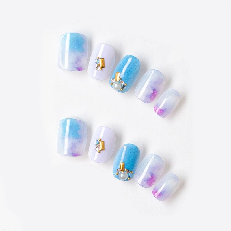 ゆずネイル｜ネイルチップ レッド系 ポップ・個性的（H10007-R-C