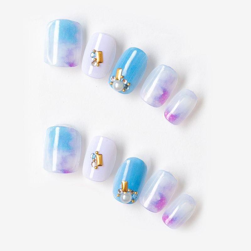 ニュアンスブルーとパープルビジュー（K04006-Q-C）