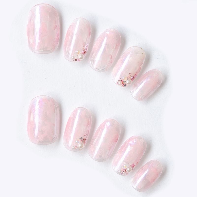 ピンクマーブルクリア（K07003-R-C）