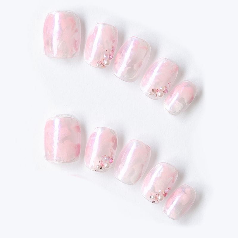 ピンクマーブルクリア（K07003-Q-C）