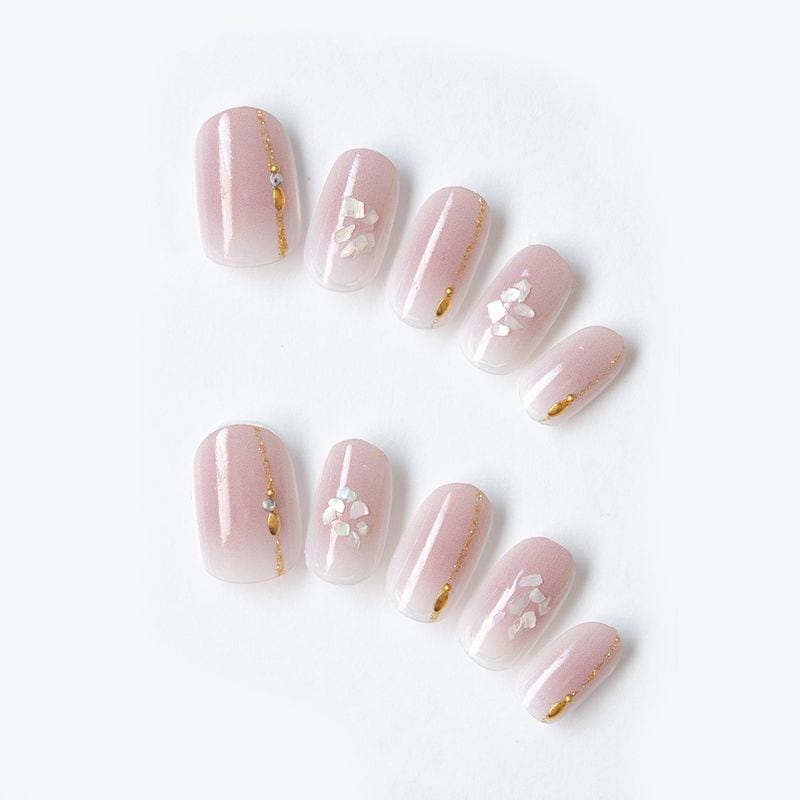 ココアクリアのグラデーションに上品シェル（K07009-R-CCO）