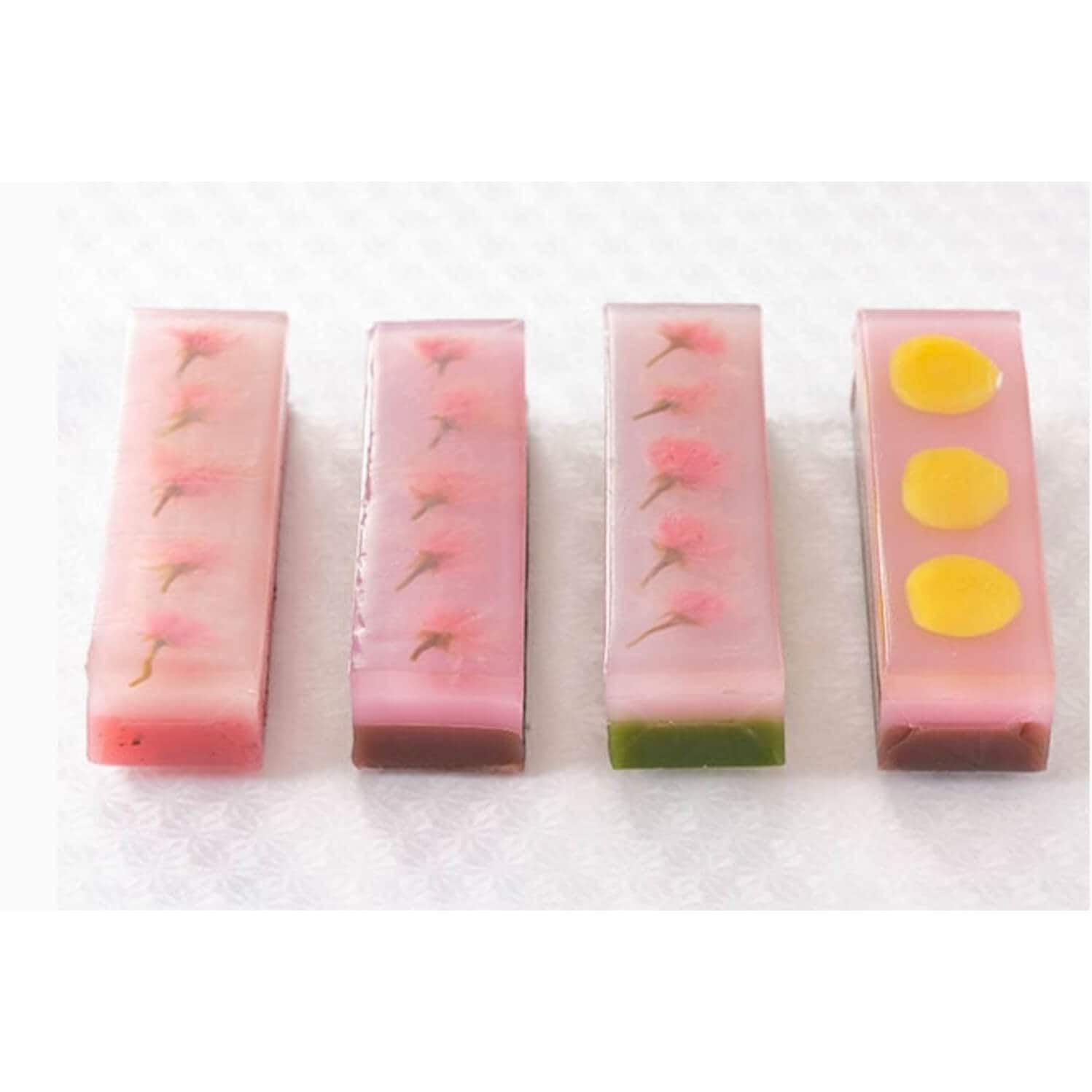 吉野 山桜 近藤のようかん4本セット(山桜ようかん3種・栗