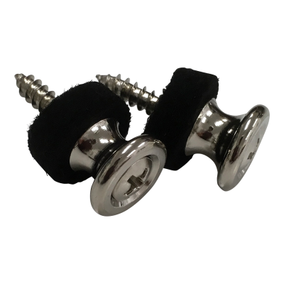 【YJB PARTS】 Gタイプエンドピンペア フェルト付き ニッケル 【メール便対応】