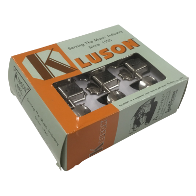 【クルーソン】 KLUSON 3+3 - OVAL METAL - SINGLE LINE - NICKEL 【1列刻印モデル】 【宅配便A】