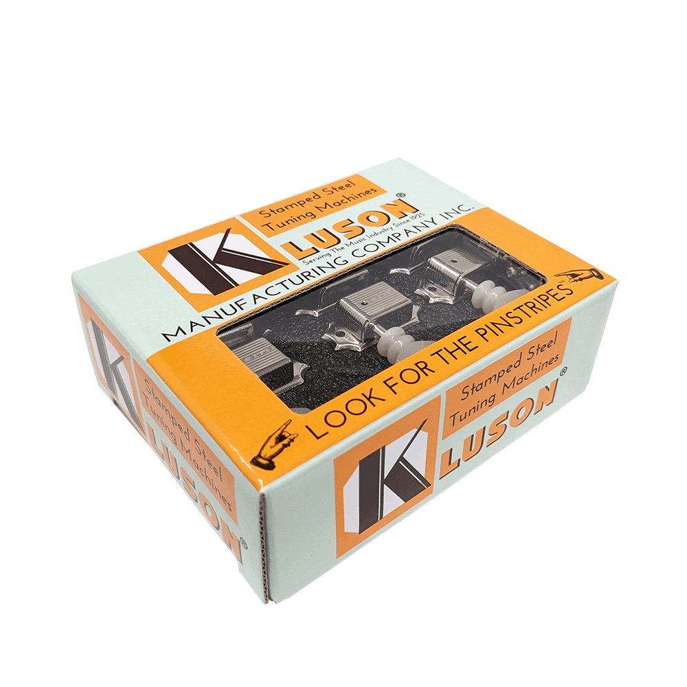 【クルーソン】 KLUSON 3+3 - PEARL DBL RING - SINGLE LINE - NICKEL 【1列刻印モデル】 【宅配便A】