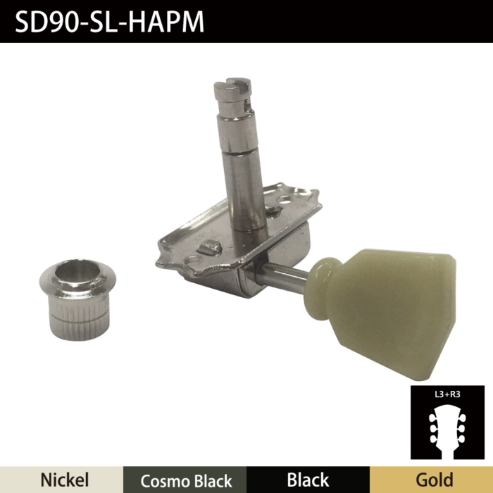 【取り寄せ】 GOTOH SD90-SL H.A.P.-M ニッケル/コスモブラック/ブラック/ゴールド 【宅配便A】