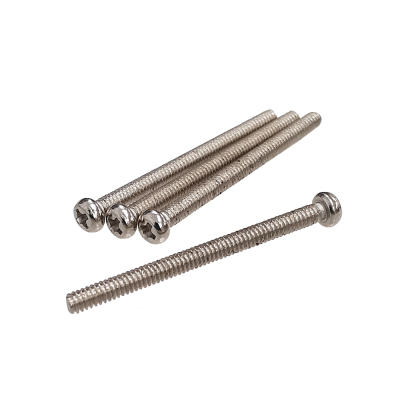 【YJB PARTS】 インチ規格 ハムバッカーピックアップネジ ニッケル 【メール便送料無料】