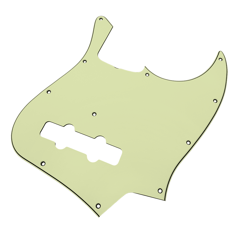 【YJB PARTS】 JB60's ジャズベース用ピックガード ミントグリーン3P インチ 【メール便対応】
