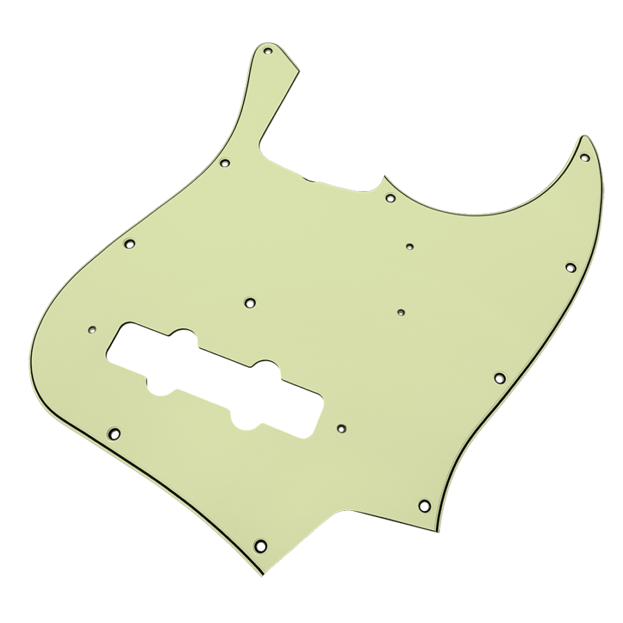 【YJB PARTS】 JB60's ジャズベース用ピックガード ミントグリーン3P インチ 【メール便送料無料】