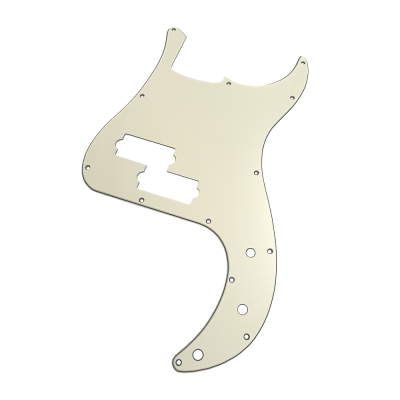 【YJB PARTS】 PB 60's プレシジョンベース用ピックガード エイジドホワイト3P インチ 【宅配便A】