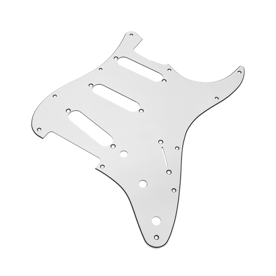 【YJB PARTS】 ST 60's ストラト用ピックガード ホワイト3P インチ 【メール便送料無料】