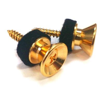 【YJB PARTS】 Fタイプエンドピンペア フェルト付き ゴールド 【メール便対応】