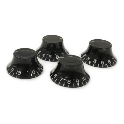 【国産】 YJB PARTS ハットノブ ブラック(エンボス文字) インチ 4pcs/set 【メール便送料無料】
