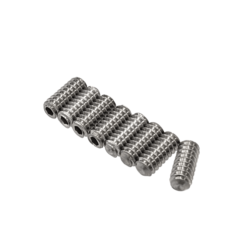 【YJB PARTS】 TL用弦高調整イモネジ ステンレス インチ規格 3/8