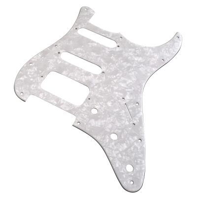 【YJB PARTS】 Fat-ST(SSH) ストラト用ピックガード ホワイトパール3P インチ 【メール便送料無料】