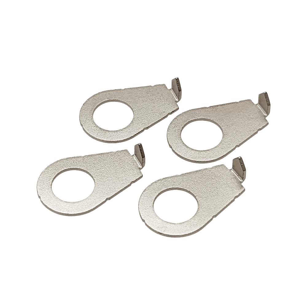 YJB PARTS ポイントワッシャー ニッケル ミリサイズ 4pcs/set 【メール便対応】