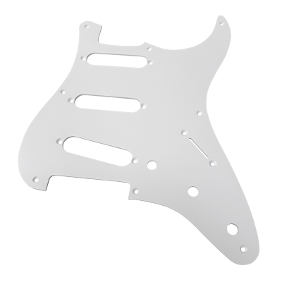 【YJB PARTS】 ST 50's ストラト用ピックガード ホワイト1P インチ 【メール便送料無料】