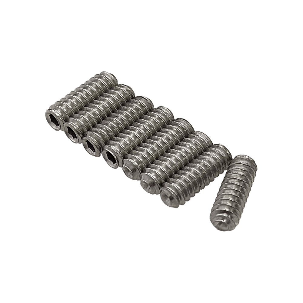 【YJB PARTS】 TL用弦高調整イモネジ ステンレス インチ規格 5/16