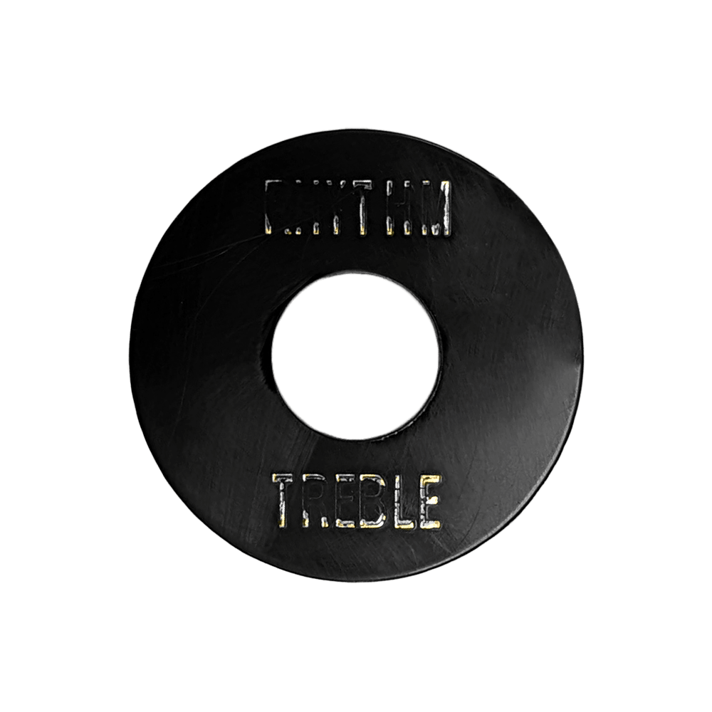 YJB PARTS トグルスイッチプレート レリックブラック 【メール便対応】