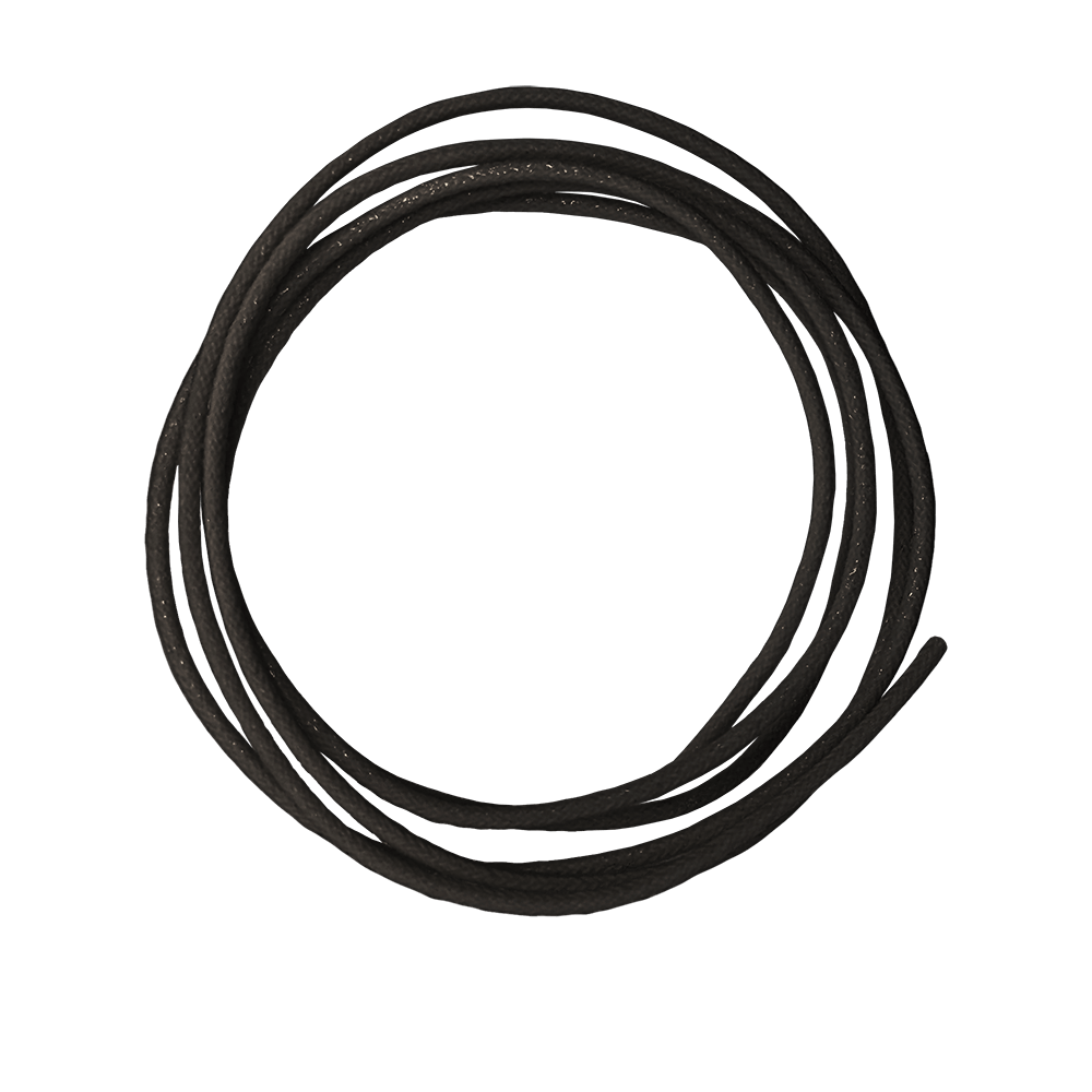 【YJB PARTS】 Gavitt製ワックスコートクロスワイヤー 黒 1m 【メール便対応】