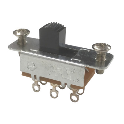 YJB PARTS スライドスイッチ(黒ノブ) ON-ON 【メール便対応】