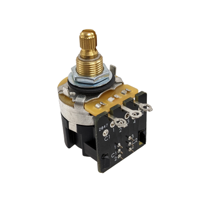 CTS Premium Potentiometer 500K Aカーブ Push-Pull DPDT インチ 3/8ブッシング 【宅配便A】