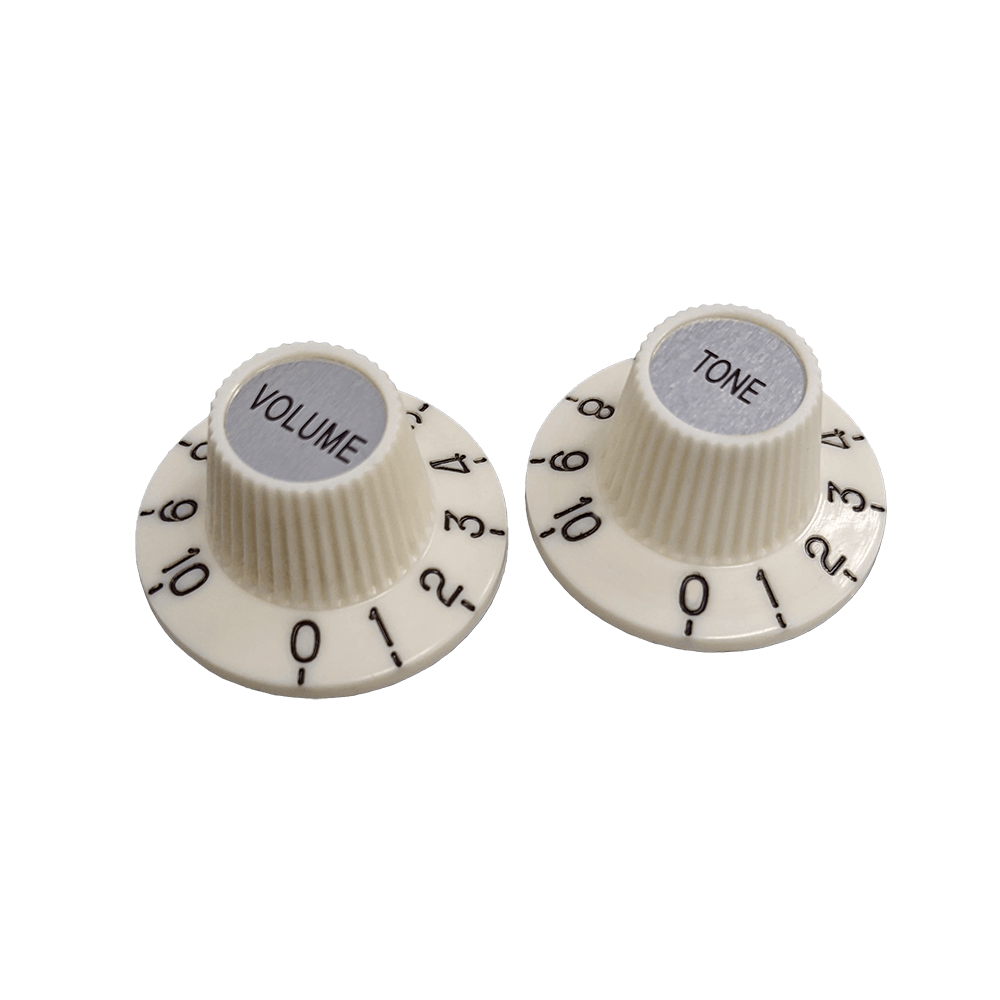 【YJB PARTS】 ソンブレロノブ [ VOLUME/TONE ] パーチメント インチ 【メール便対応】