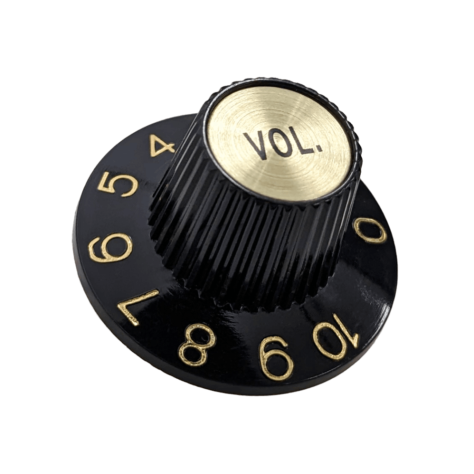 【YJB PARTS】 ソンブレロノブ ゴールドトップ ミリ ブラック/VOL. 【メール便対応】