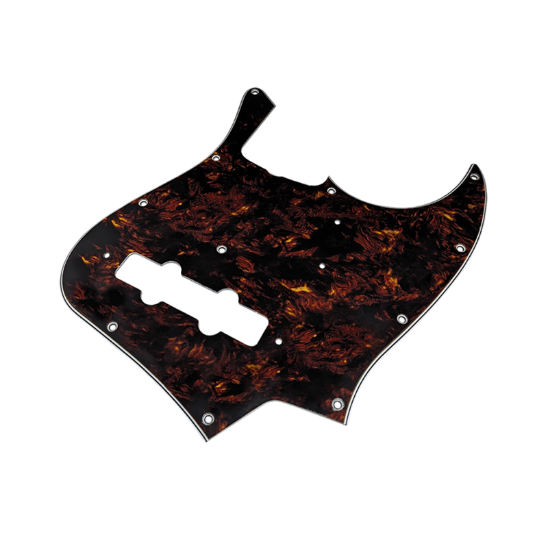 【YJB PARTS】 JB60's ジャズベース用ピックガード 茶べっ甲4P(Classic Red Tortoise) インチ 【メール便送料無料】