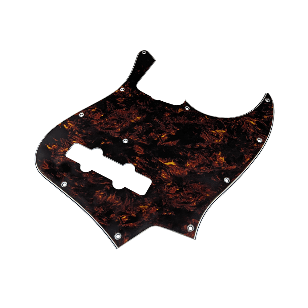 【YJB PARTS】 JB60's ジャズベース用ピックガード 茶べっ甲4P(Classic Red Tortoise) インチ 【メール便対応】