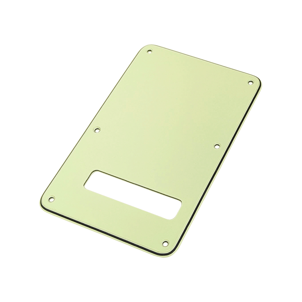 【YJB PARTS】 ストラト用バックプレート ラージホールSTDタイプ ミントグリーン3P 【メール便対応】