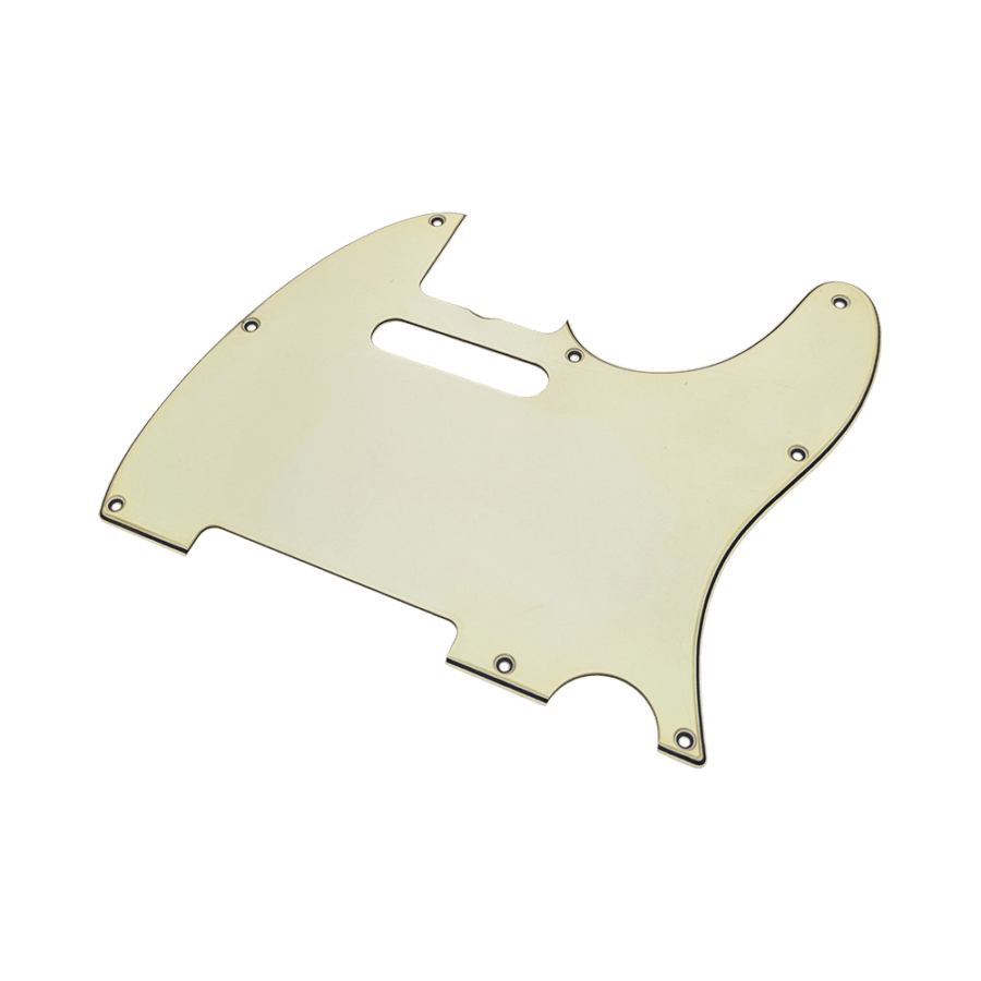 【YJB PARTS】 TL 60's テレキャスター用ピックガード レリックミントアイボリー3P インチ 【メール便送料無料】