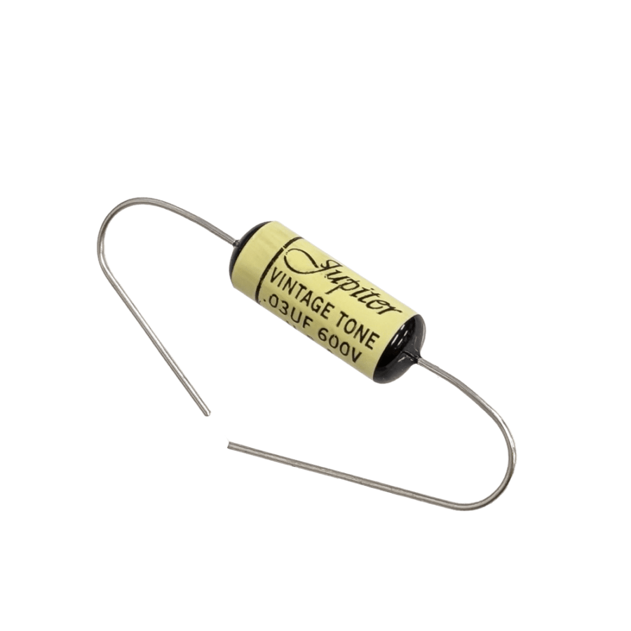 Jupiter Condenser Vintage Tone Capacitor(Yellow Molded Replica) 0.03uF(303) 【メール便対応】