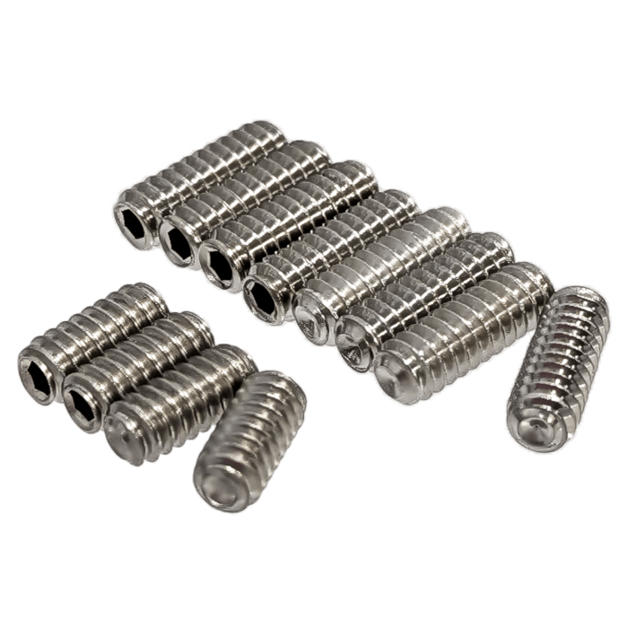 YJB PARTS ストラト用 弦高調整イモネジ ステンレス インチ規格 1/4