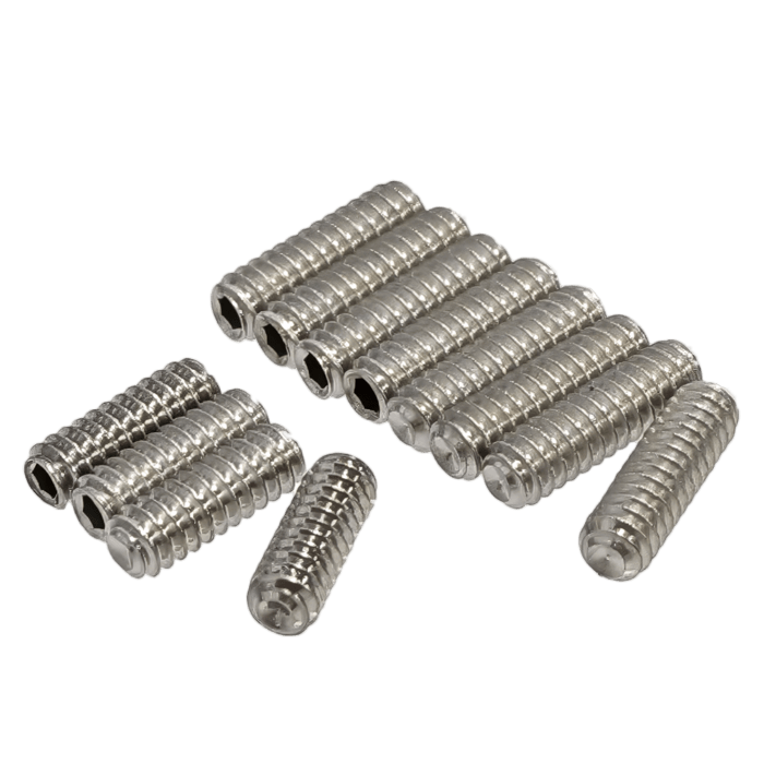 YJB PARTS ストラト用 弦高調整イモネジ ステンレス インチ規格 5/16