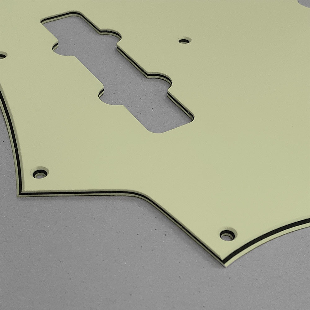 YJB PARTS】 JB60's ジャズベース用ピックガード ミントグリーン3P