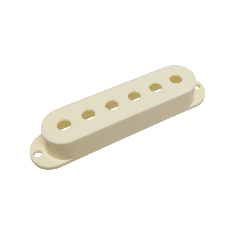 【YJB PARTS】 ストラト用ピックアップカバーセット エイジドホワイト 【国内生産品】 【メール便送料無料】