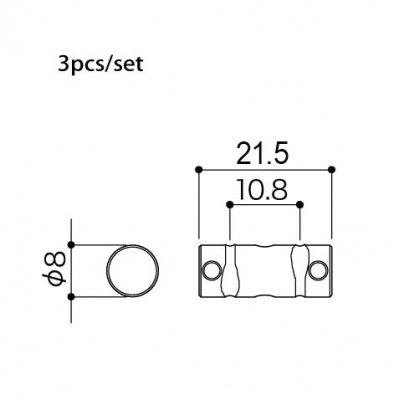 【弦長補正ソリッドチタンサドル】 GOTOH In-Tune Ti 3pcs/set 【国産ギターパーツ】【メール便対応】
